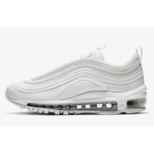 NIKE Air Max 97 'White/Metalic Silver/White' Sneakers Size 7